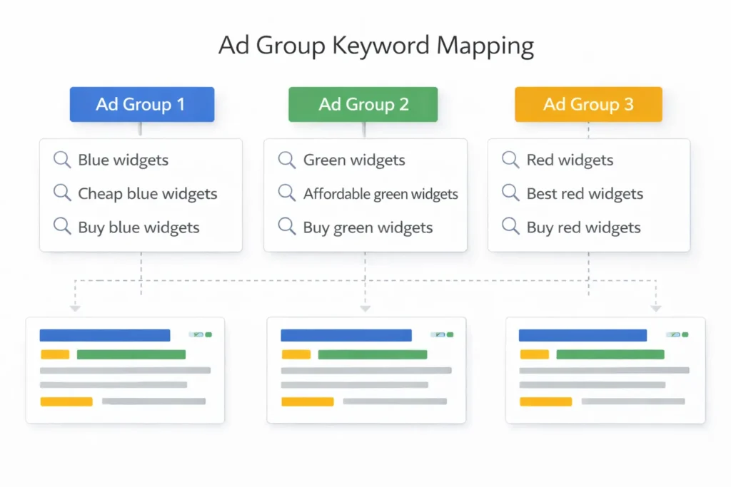 Ad Group Keyword Mapping