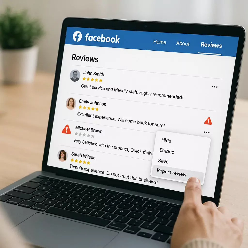 How to Delete Spam Reviews on Facebook