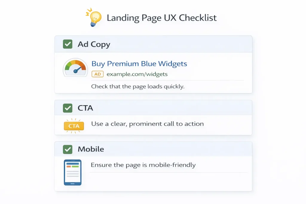 Landing Page UX Checklist