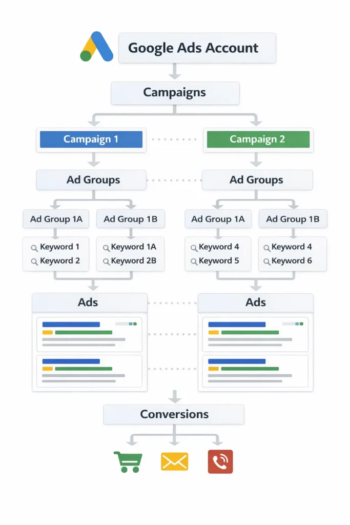google ads concept diagram