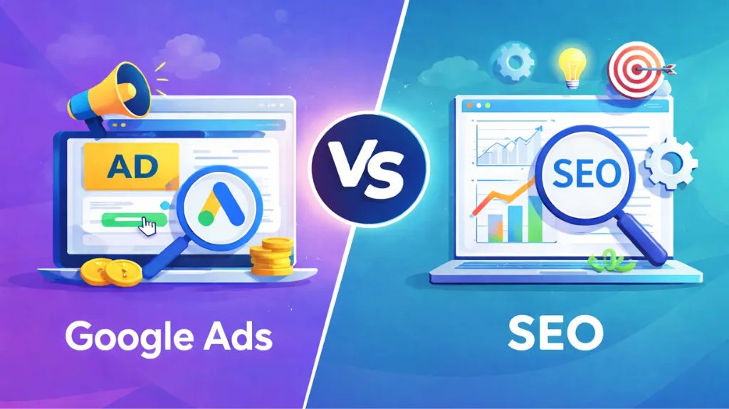 google ads vs seo google ads vs seo