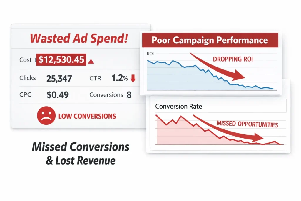 poor ad campaign performance