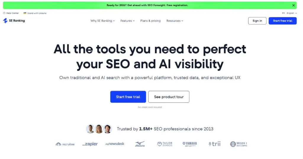 SE Ranking seo audit tool